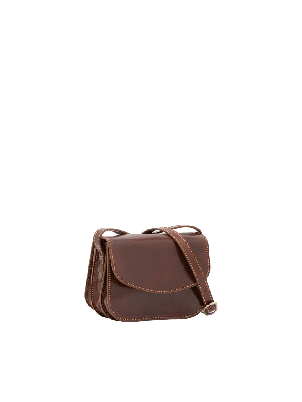 Borsa a tracolla da donna In Vera pelle Made in Italy 22x16x9,5 cm