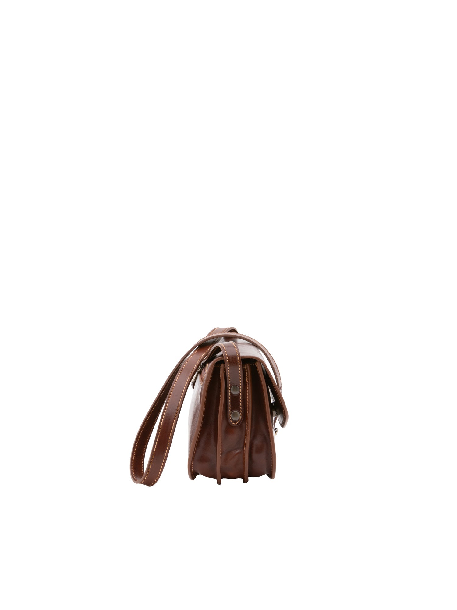 Borsa a tracolla da donna In Vera pelle Made in Italy 22x16x9,5 cm