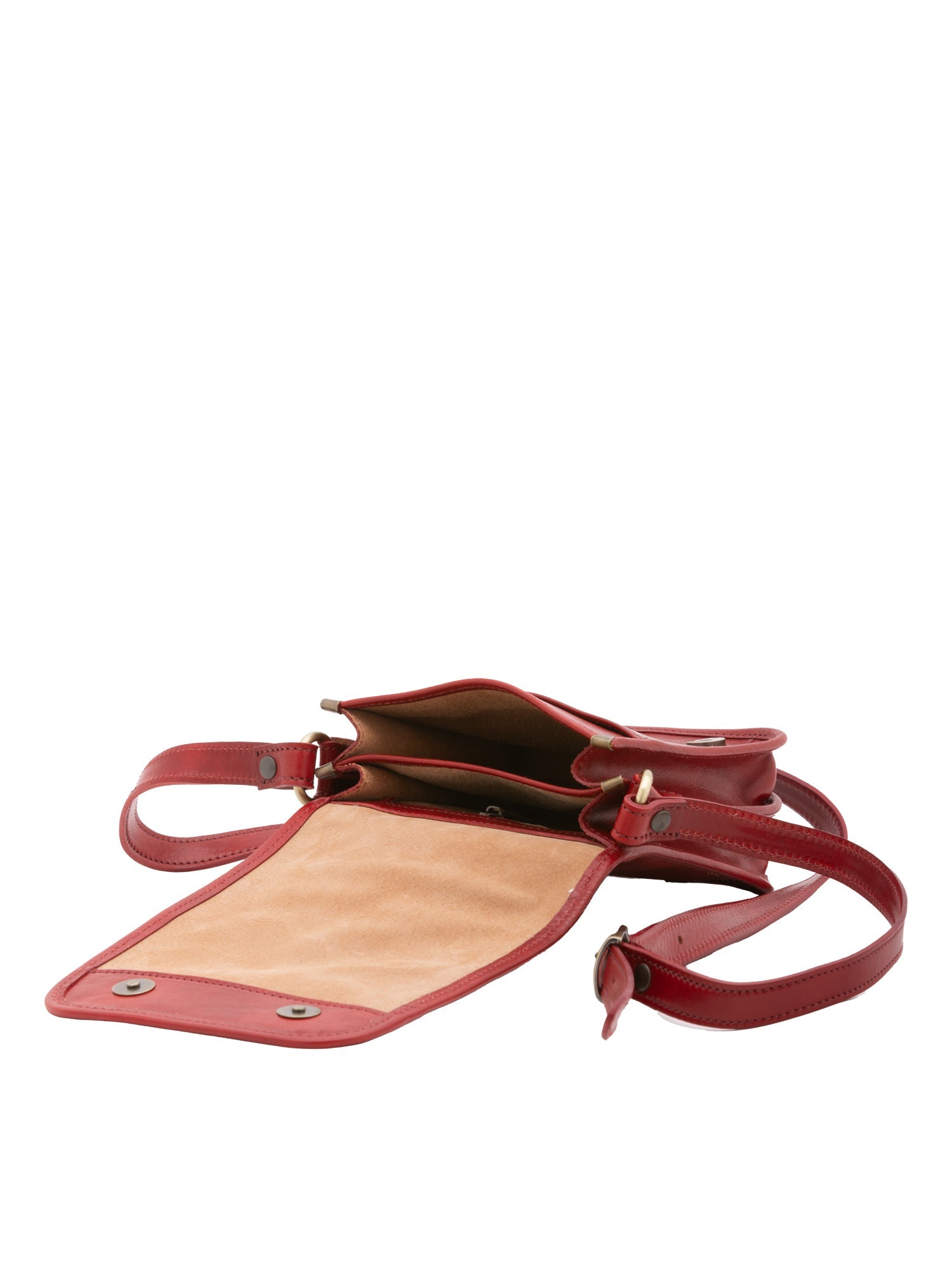 Borsa a tracolla da uomo In Vera pelle Made in Italy 20x16,5x10 cm